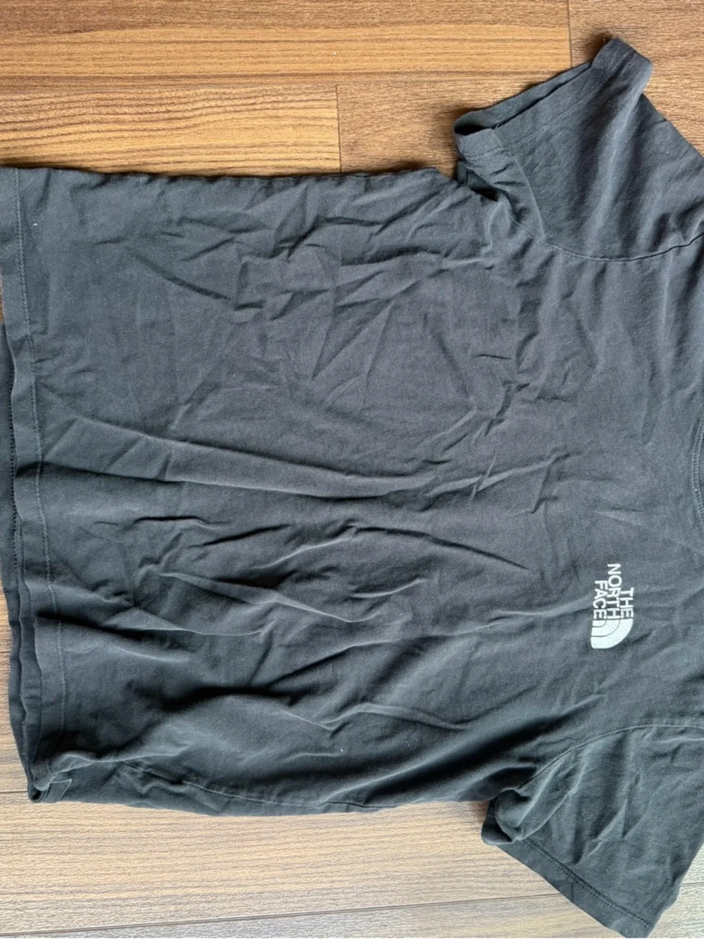 The North Face Black Short Sleeve Tee with White Back Graphic - Picture 2 of 3